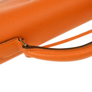 Hermes 2004 Orange Epsom Kelly Depeche 38 Business Handbag