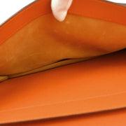 Hermes 2004 Orange Epsom Kelly Depeche 38 Business Handbag