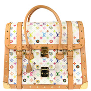 Louis Vuitton 2002 White Eye Love Monogram Sac Gigantic Handbag M92057