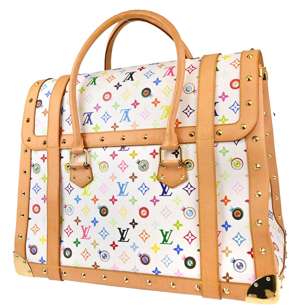 Louis Vuitton 2002 White Eye Love Monogram Sac Gigantic