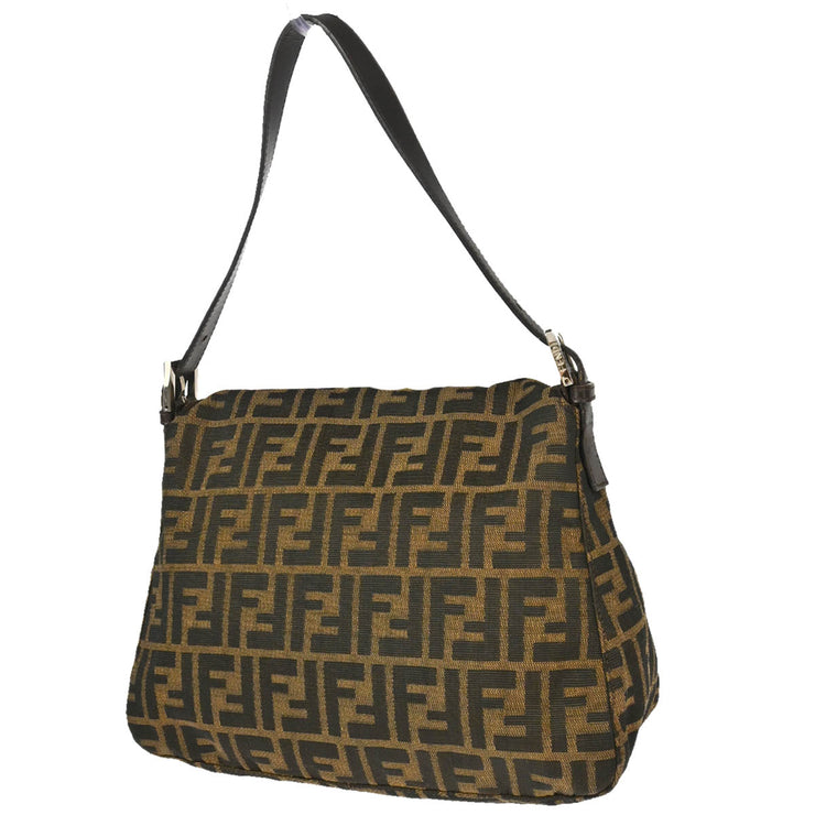 Fendi Brown Zucca Mamma Baguette Handbag