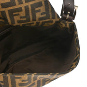 Fendi Brown Zucca Mamma Baguette Handbag