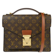 Louis Vuitton 2002 Monogram Monceau 28 Business 2way Shoulder Handbag M51185