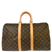 Louis Vuitton 2009 Monogram Keepall 45 Travel Duffle Handbag M41428