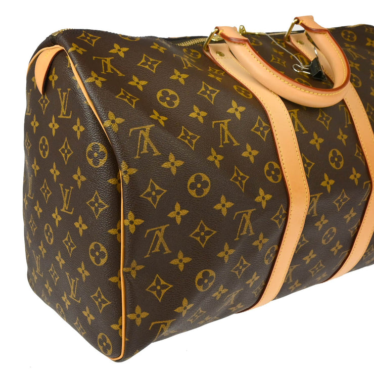 Louis Vuitton 2009 Monogram Keepall 45 Travel Duffle Handbag M41428