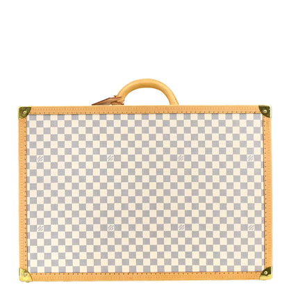 Louis Vuitton Damier Azur Alzer 60 Trunk Hard Case Bag