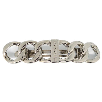 Chanel Hair Clip Hairpin Barrette Silver 98A