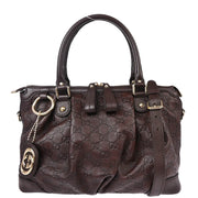 Gucci Brown Guccissima Sukey 2way Shoulder Handbag