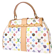 Louis Vuitton 2003 White Eye Love Monogram Sac Retro GM Handbag M92053