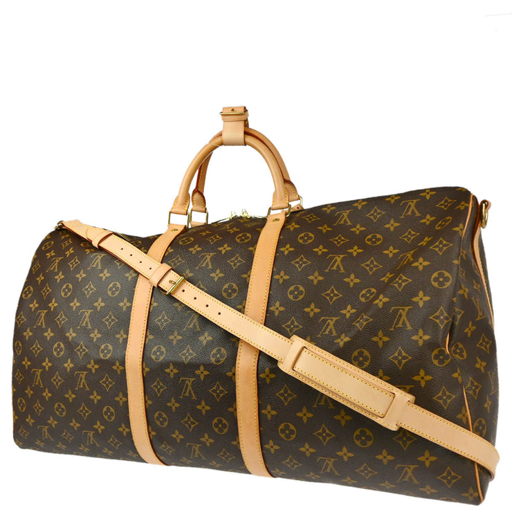 Louis Vuitton 2005 Monogram Keepall Bandouliere 60 2way Shoulder Duffle M41412