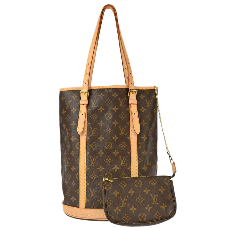 Louis Vuitton 2004 Monogram Bucket GM Tote Bag M42236