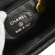 Chanel 1997-1999 Black Caviar Shoulder Bag