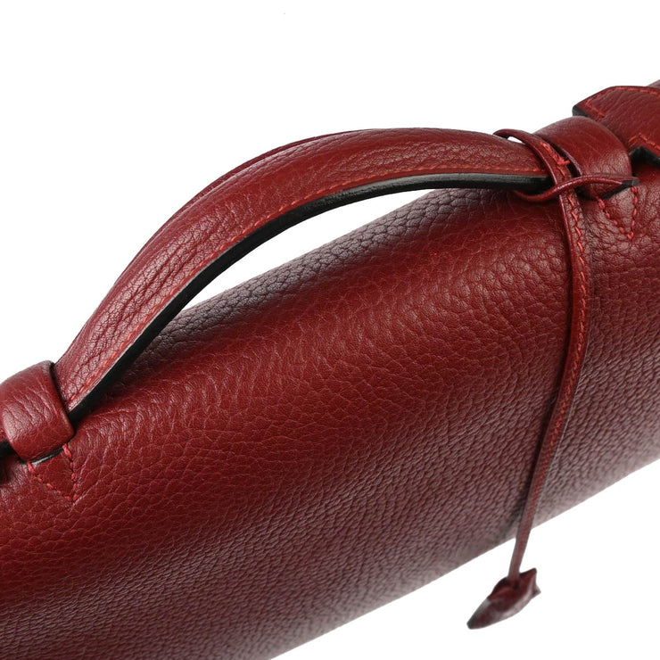 Hermes 2002 Rouge H Fjord Sac a Depeches 38 Briefcase