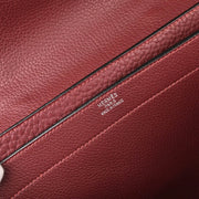 Hermes 2002 Rouge H Fjord Sac a Depeches 38 Briefcase