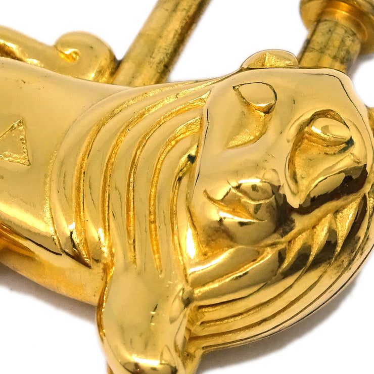 Hermes I'Afrique Lion 1997 Limited Cadena Gold Small Good