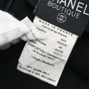 Chanel 1994 Single Breasted Jacket Black #44