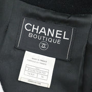 Chanel 1998 Single Breasted Jacket Black #36