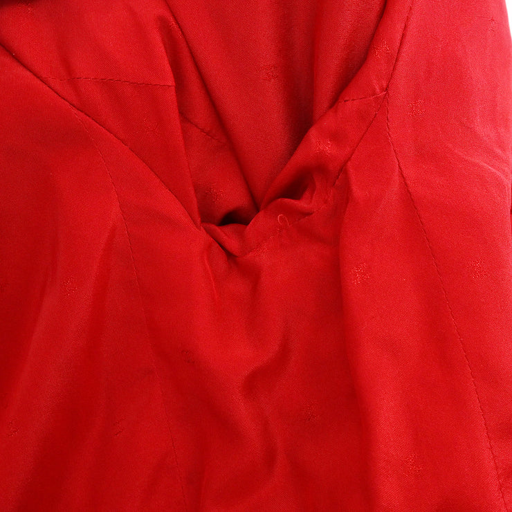 Chanel 1993 Single Breasted Jacket Red #38