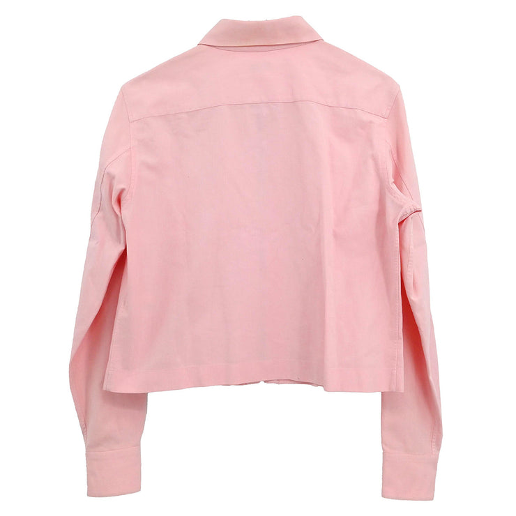 Chanel 1998 Zip Up Jacket Pink #38