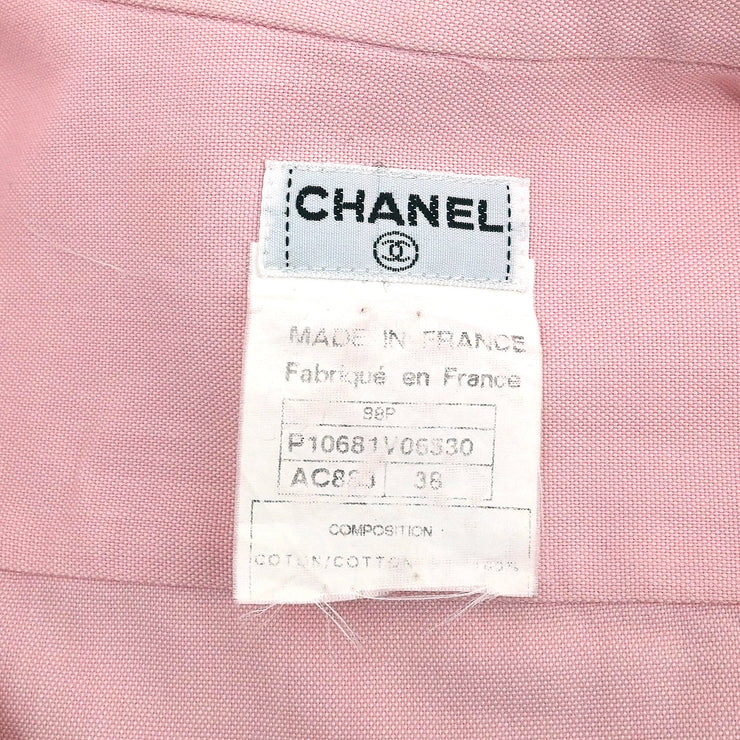 Chanel 1998 Zip Up Jacket Pink #38