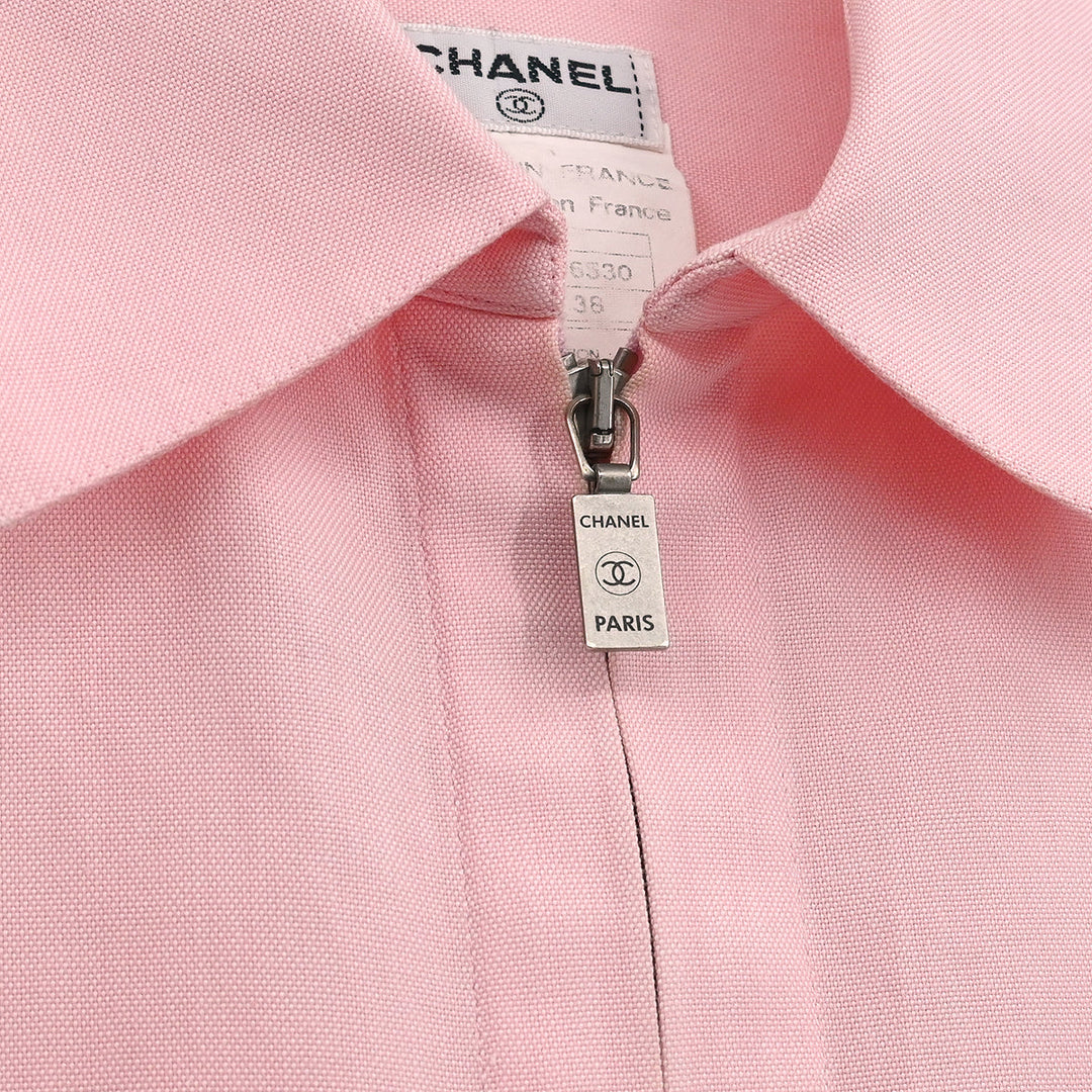 Chanel 1998 Zip Up Jacket Pink #38 – AMORE Vintage Tokyo