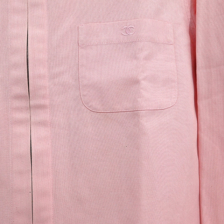 Chanel 1998 Zip Up Jacket Pink #38