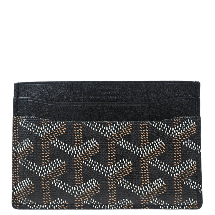 Goyard Saint Sulpice Card Case Holder Black Small Good