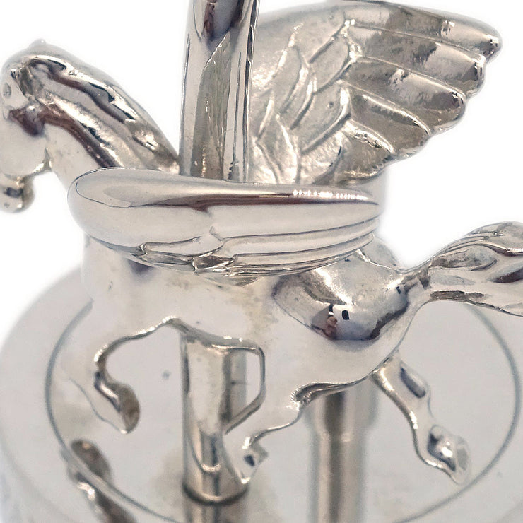 Hermes 2007 Entrez dans la danse! Pegasus Cadena Silver Small Good