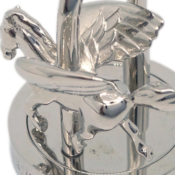 Hermes 2007 Entrez dans la danse! Pegasus Cadena Silver Small Good