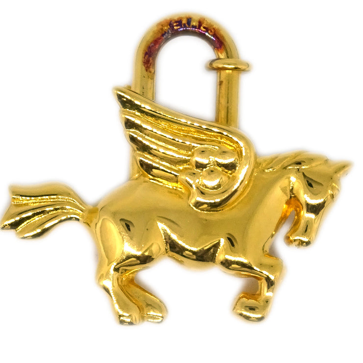 Hermes Le Cheval Pegasus 1993 Cadena Gold Small Good