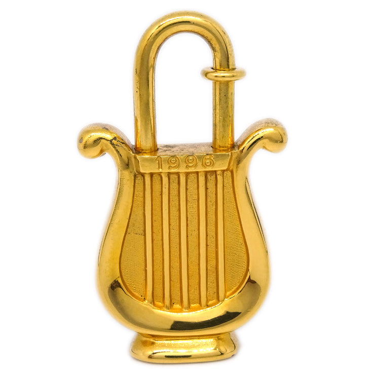 Hermes Harp 1996 Cadena Padlock Gold Small Good