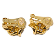 Christian Dior Earrings Clip-On Gold