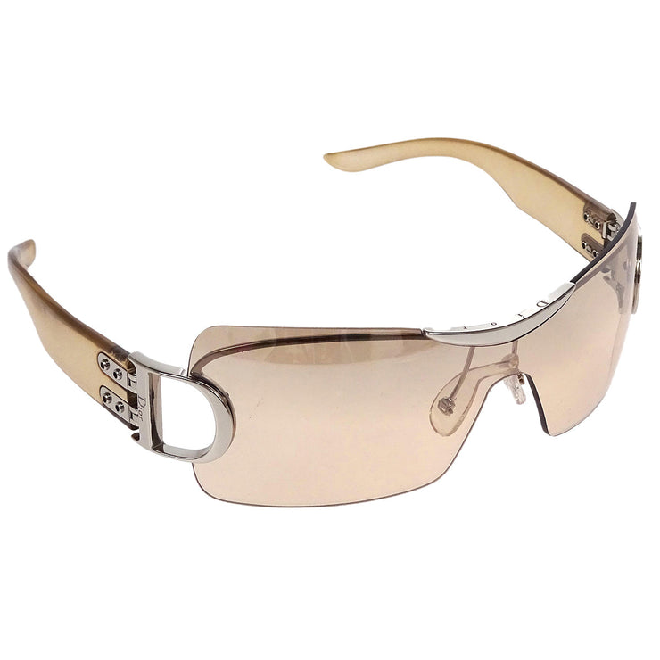 Christian Dior Sunglasses Eyewear Beige Small Good