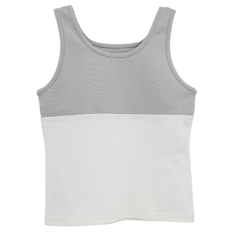 Chanel 2001 Sport Line Sleeveless Top Gray #40