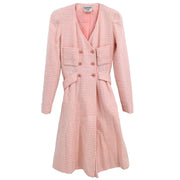 Chanel 1996 Collarless Coat Pink #34