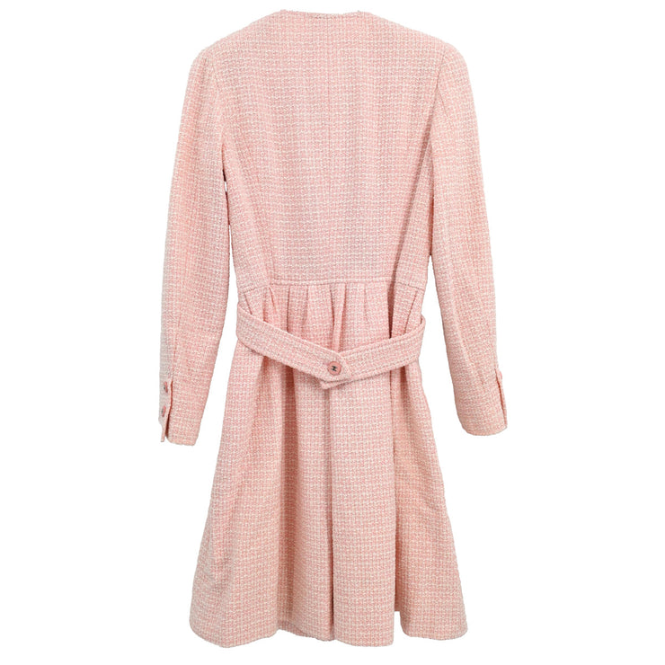 Chanel 1996 Collarless Coat Pink #34