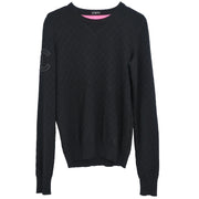 Chanel 2005 Cambon Ligne Sweater Black #38