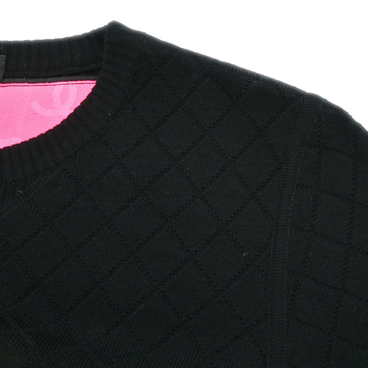 Chanel 2005 Cambon Ligne Sweater Black #38