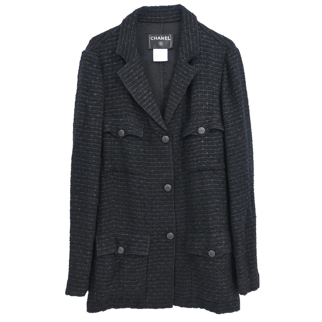 Chanel 2006 Single Breasted Jacket Black #46 – AMORE Vintage Tokyo