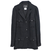 Chanel 2006 Single Breasted Jacket Black #46