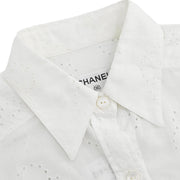 Chanel 2008 Shirt Blouse White #34