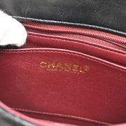 Chanel 2001-2003 Black Lambskin Mini Classic Square Flap Shoulder Bag 17