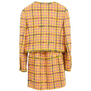 Chanel 1994 Setup Suit Jacket Skirt Yellow #38