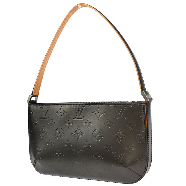 Louis Vuitton 2003 Black Monogram Mat Fowler Handbag M55142