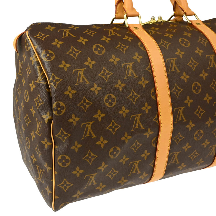 Louis Vuitton 2003 Monogram Keepall 50 Duffle Travel Handbag M41426