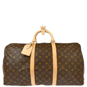 Louis Vuitton 1997 Monogram Keepall 50 Duffle Travel Handbag M41426