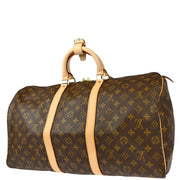 Louis Vuitton 1997 Monogram Keepall 50 Duffle Travel Handbag M41426