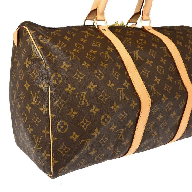 Louis Vuitton 1997 Monogram Keepall 50 Duffle Travel Handbag M41426