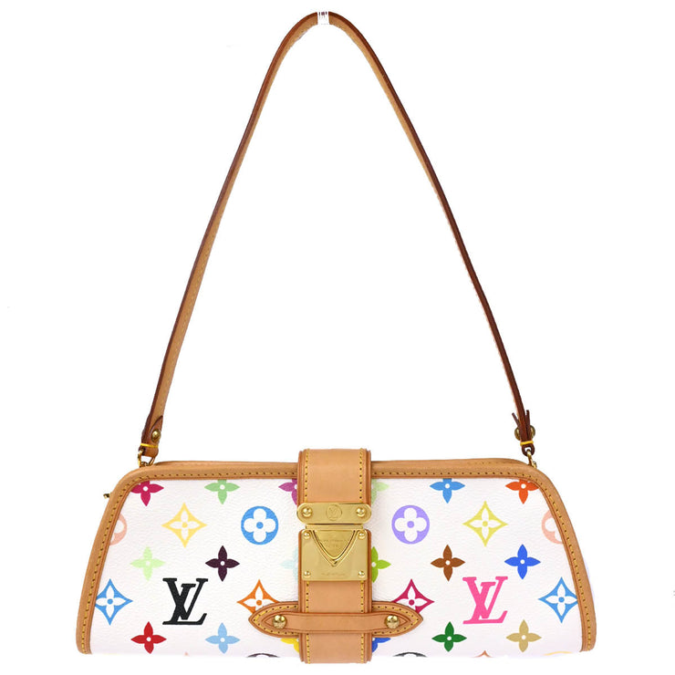 Louis Vuitton 2005 White Monogram Multicolor Shirley Handbag M40049