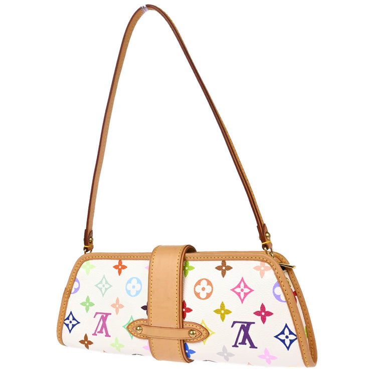 Louis Vuitton 2005 White Monogram Multicolor Shirley Handbag M40049